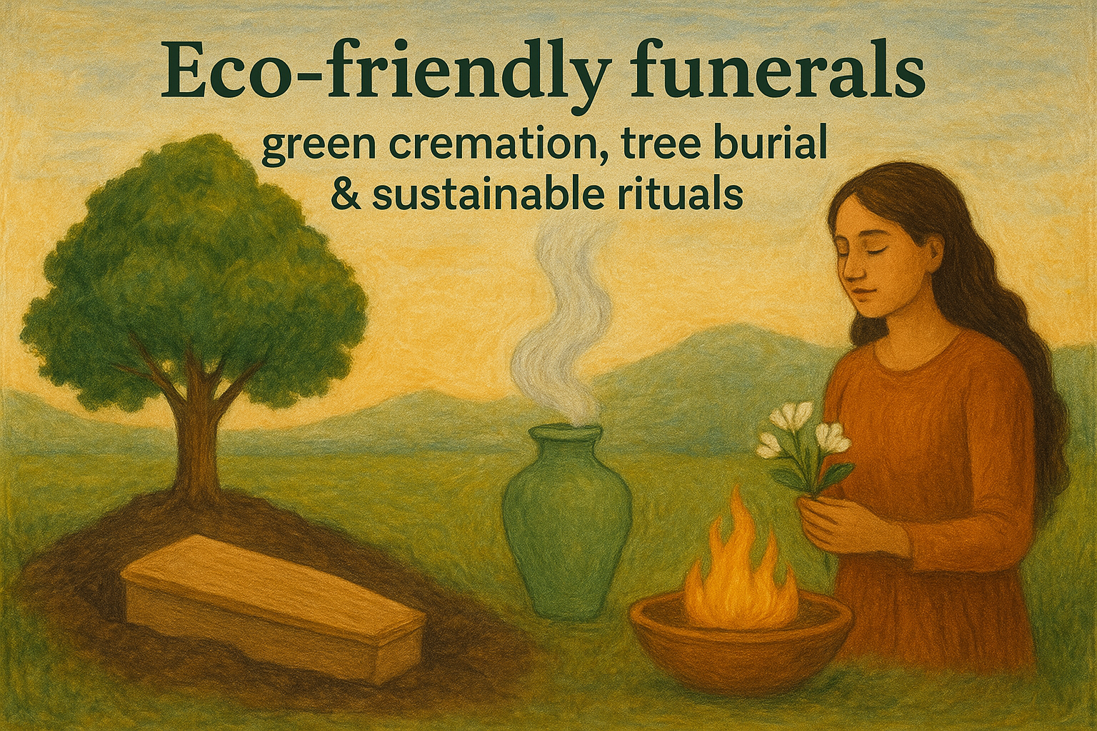 Eco-friendly funerals: green cremation tree burial & sustainable rituals