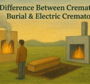 Difference Between Cremation, Burial & Electric Crematoriums
