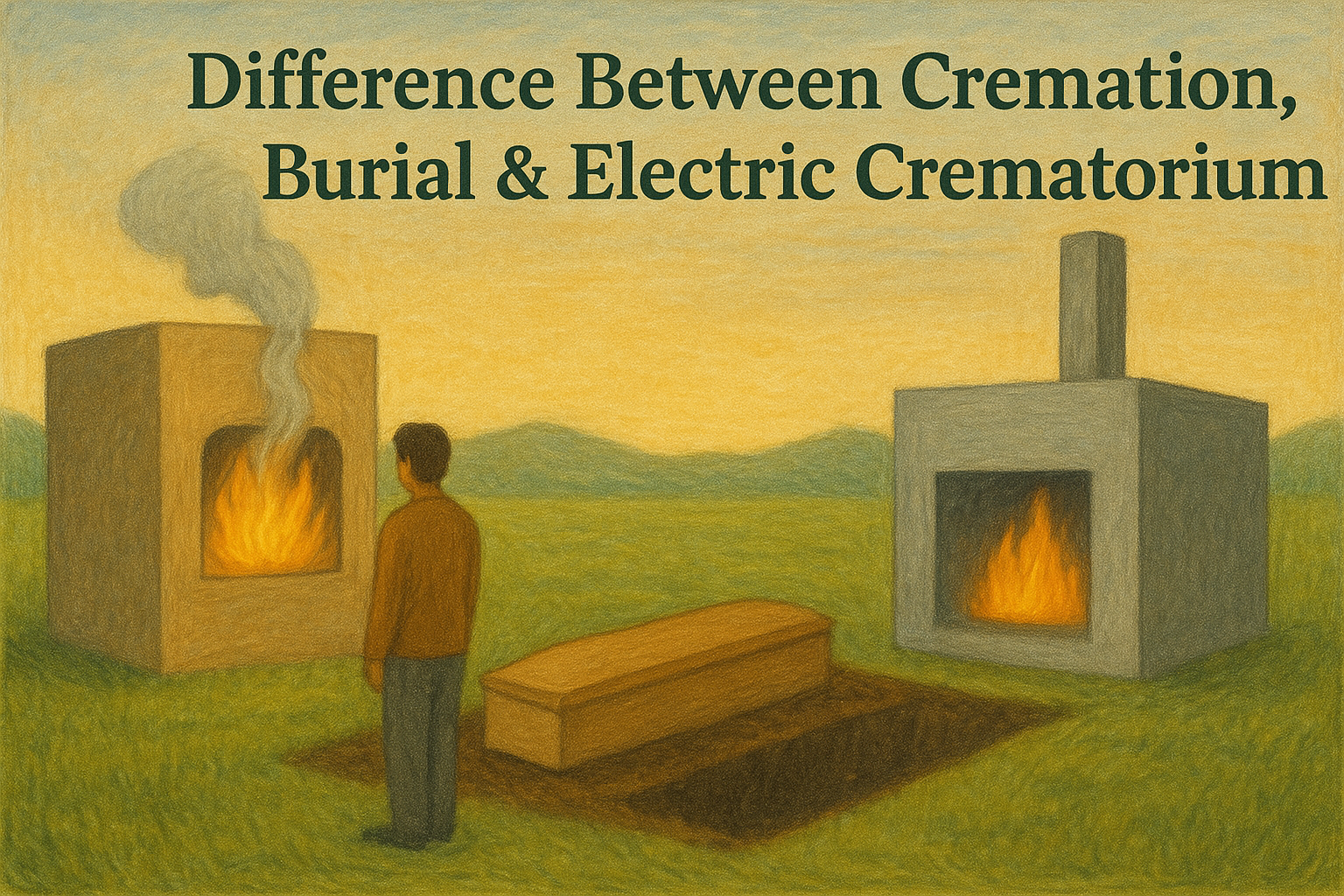 Difference Between Cremation, Burial & Electric Crematoriums