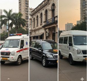 Ambulance Vs Hearse Vs Mortuary Van In Mumbai Which Transport Is Right For Your Needs