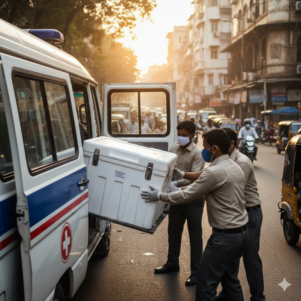 Why Every Emergency Transport in Mumbai Relies on Freezer Boxes